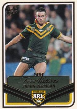 2005 Select Tradition - Australian Tri Nations Squad Members #TN3 Shaun Berrigan Front